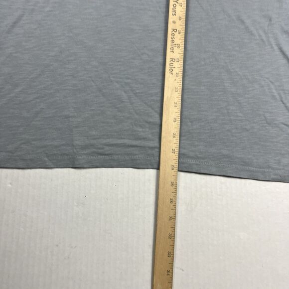 J.Crew Slub Cotton T-Shirt Size Large Gray Soft Lightweight Casual Classic Tee - Picture 6 of 10